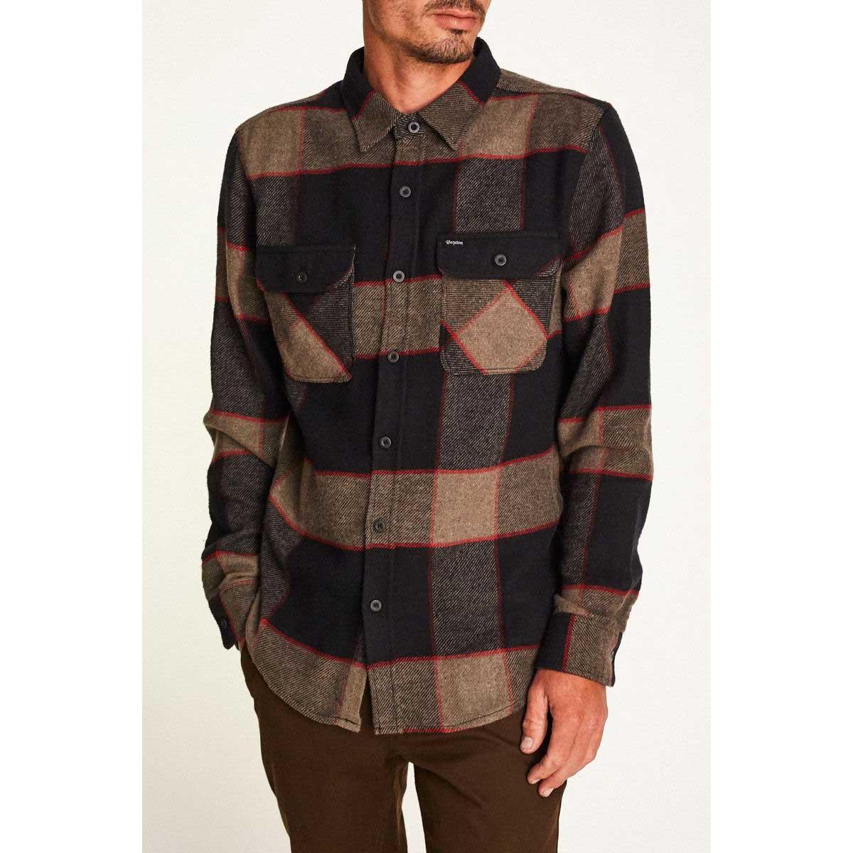 Brixton Bowery L/S Flannel — available at Norwood