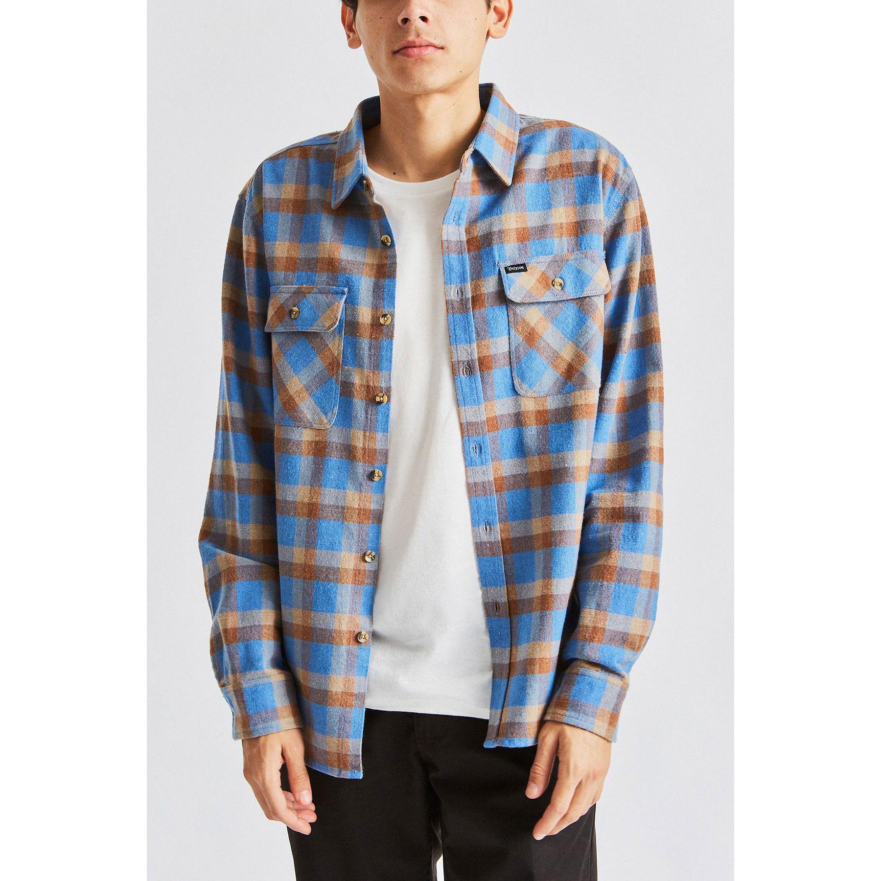 Brixton Bowery flannel shirt — available at Norwood