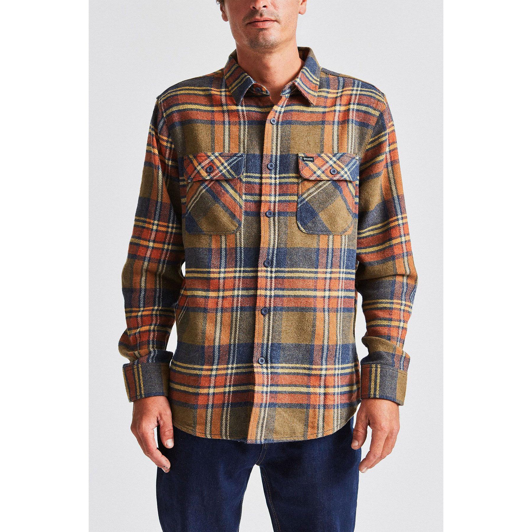 Brixton Bowery L/S Flannel — available at Norwood