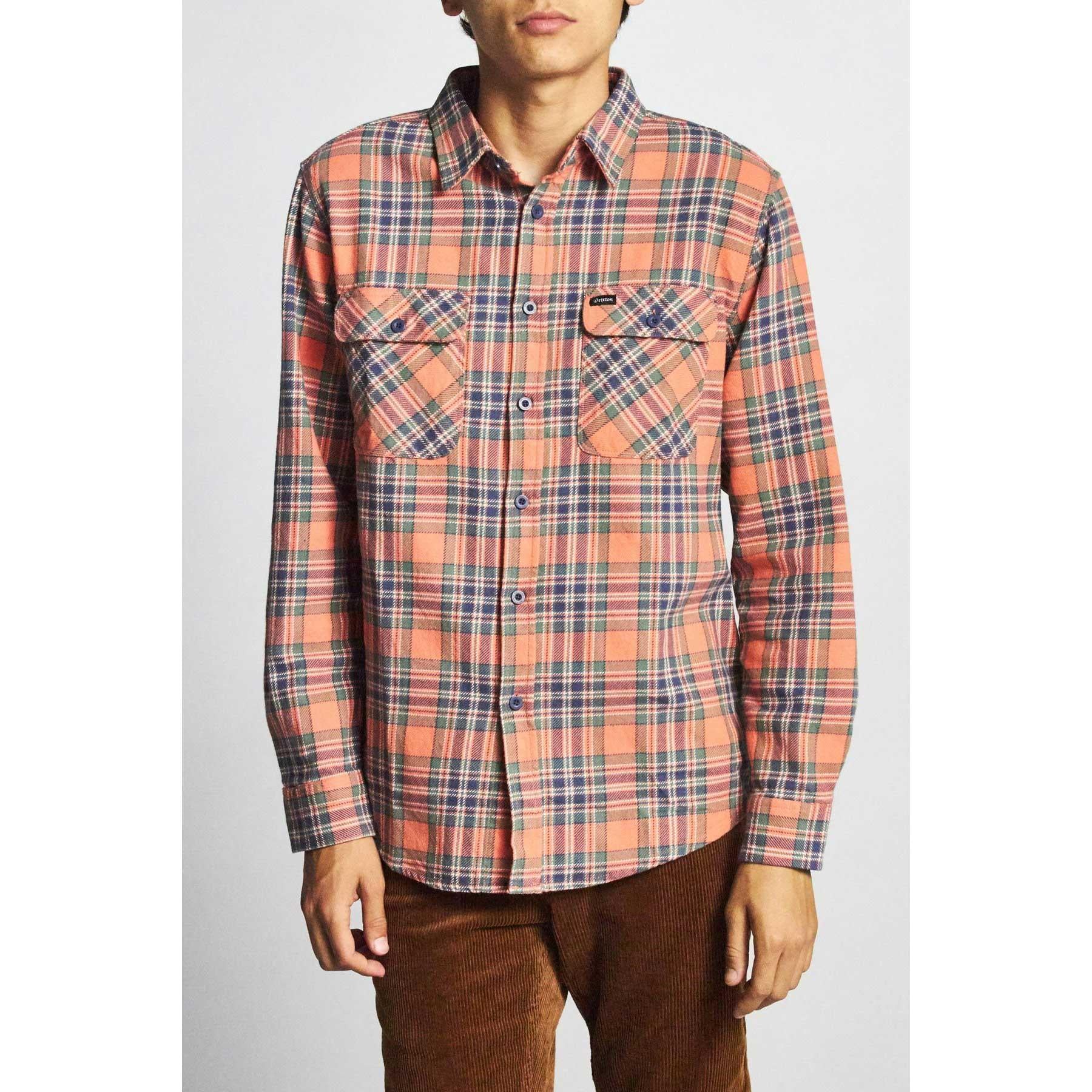 Brixton Bowery L/S Flannel — available at Norwood