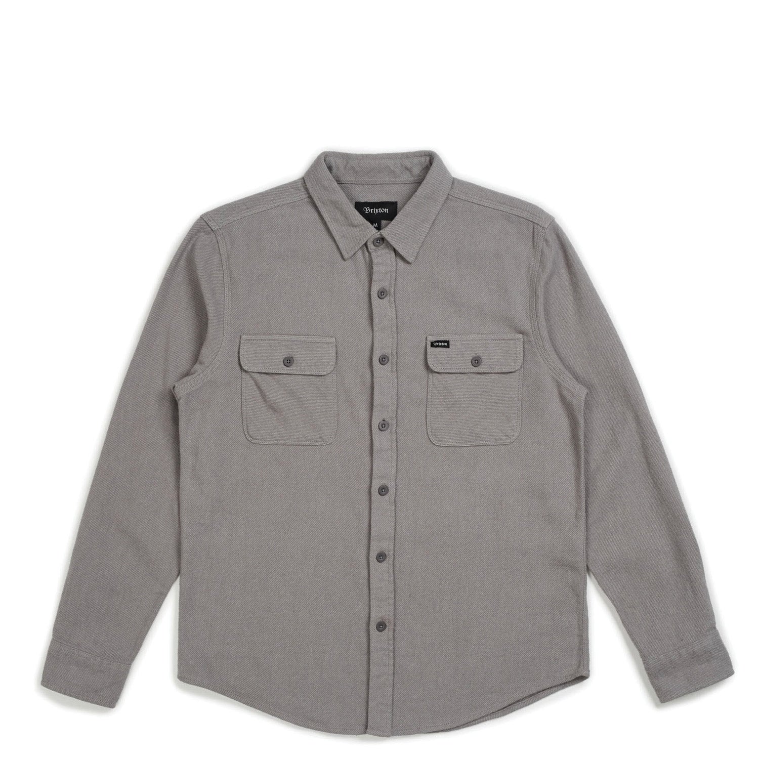 Brixton Bowery Solid L/S Flannel — available at Norwood