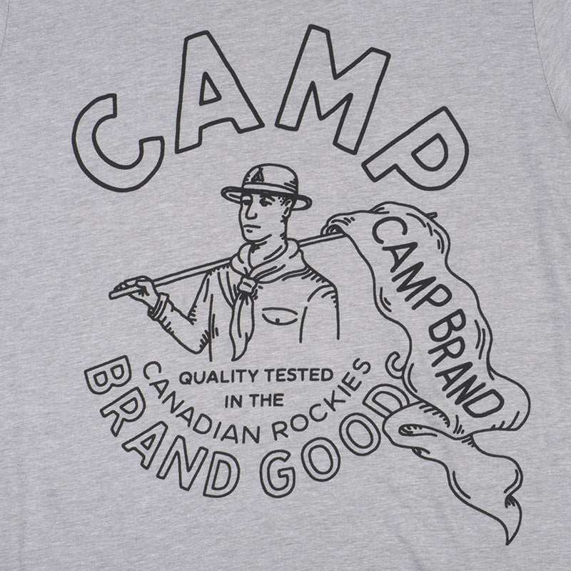 Camp Brand Goods Boy Scout tee — available at Norwood