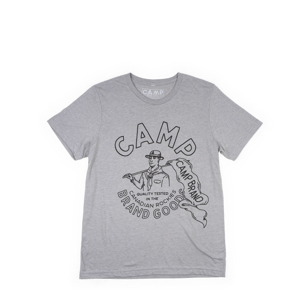 Camp Brand Goods Boy Scout tee — available at Norwood