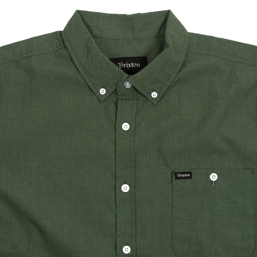 Brixton Central s/s woven shirt — available at Norwood