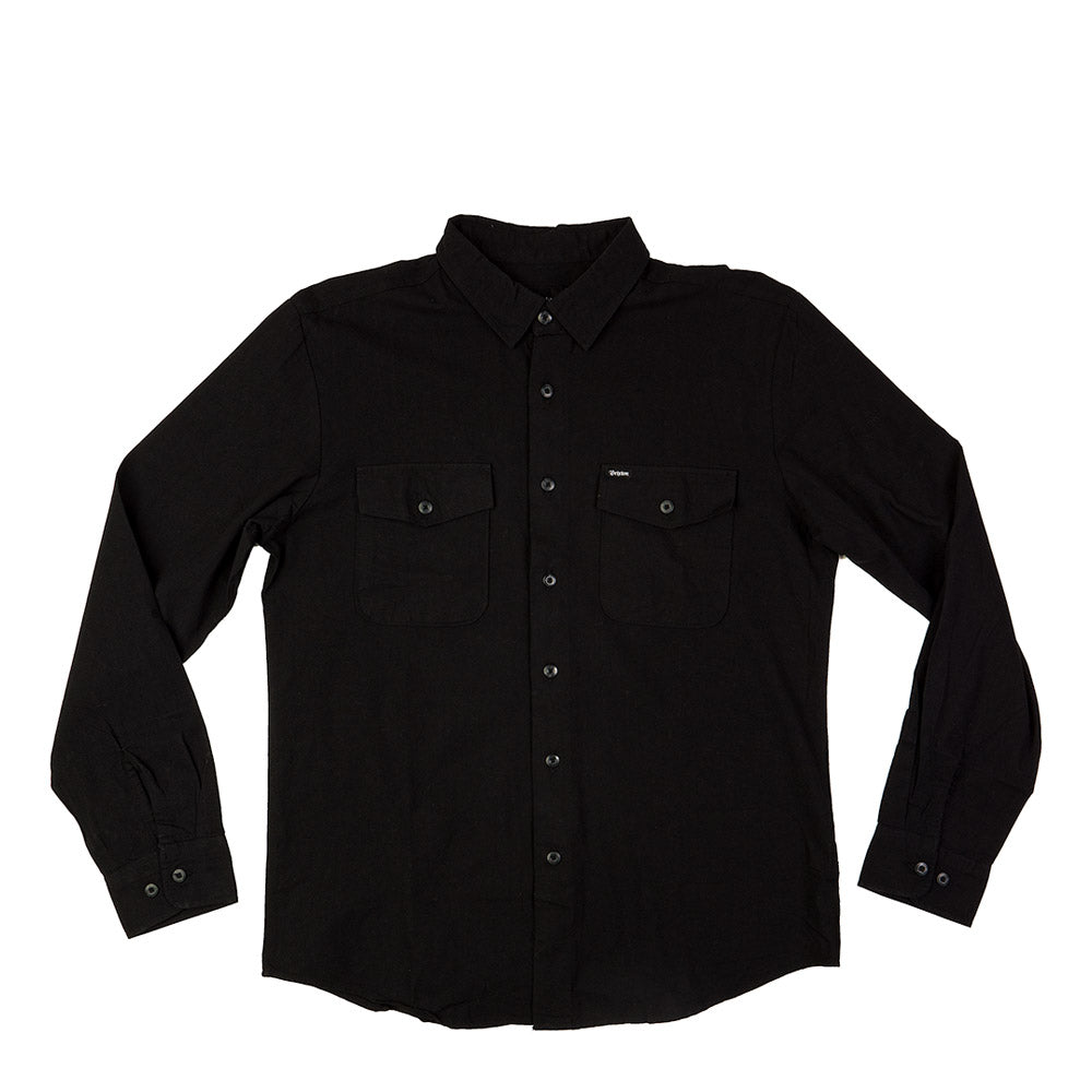 Brixton Davis l/s Woven Shirt — available at Norwood