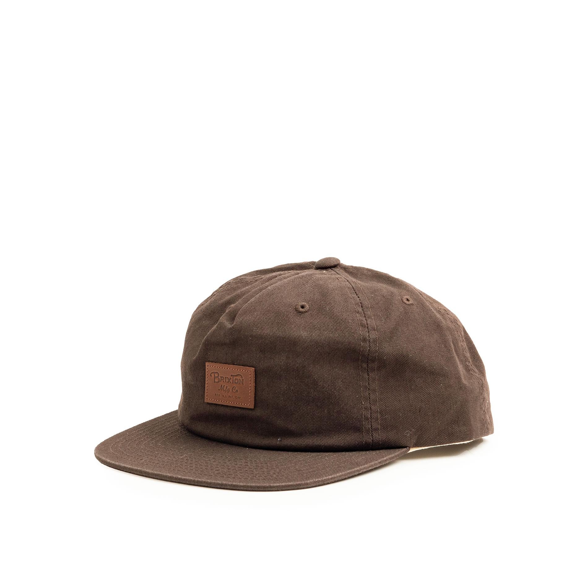 Brixton Grade II snapback, Brown — available at Norwood