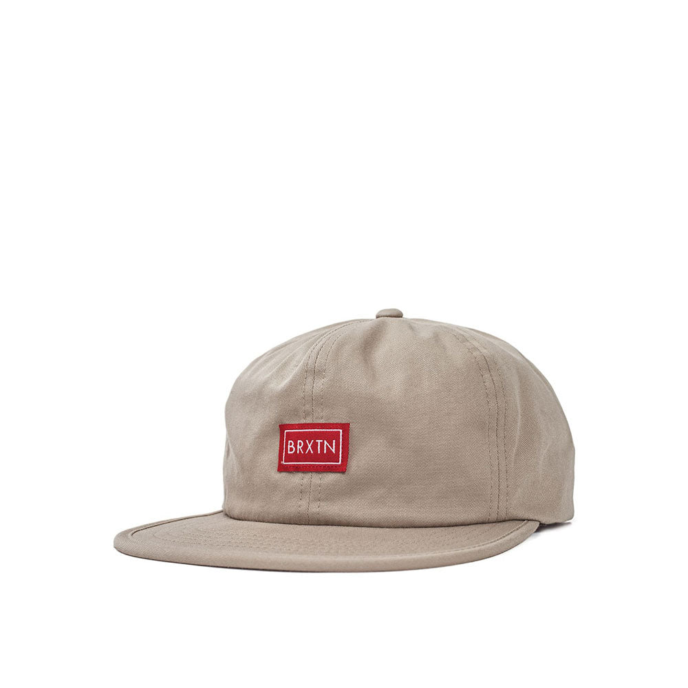 Brixton Jonas Cap, Dark Khaki — available at Norwood