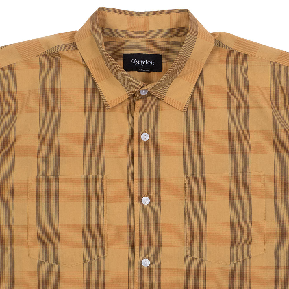 Brixton Branson woven s/s shirt — available at Norwood