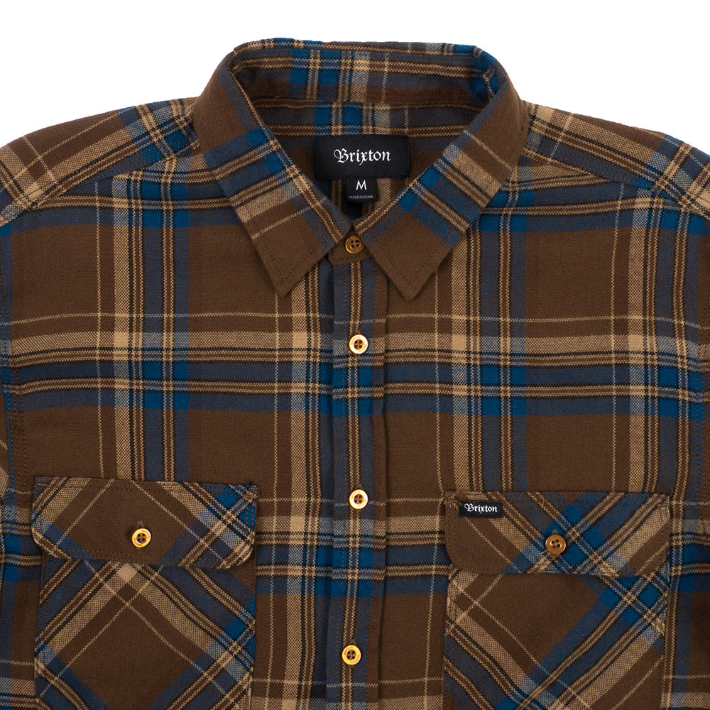 Brixton Archie L/S Flannel — available at Norwood
