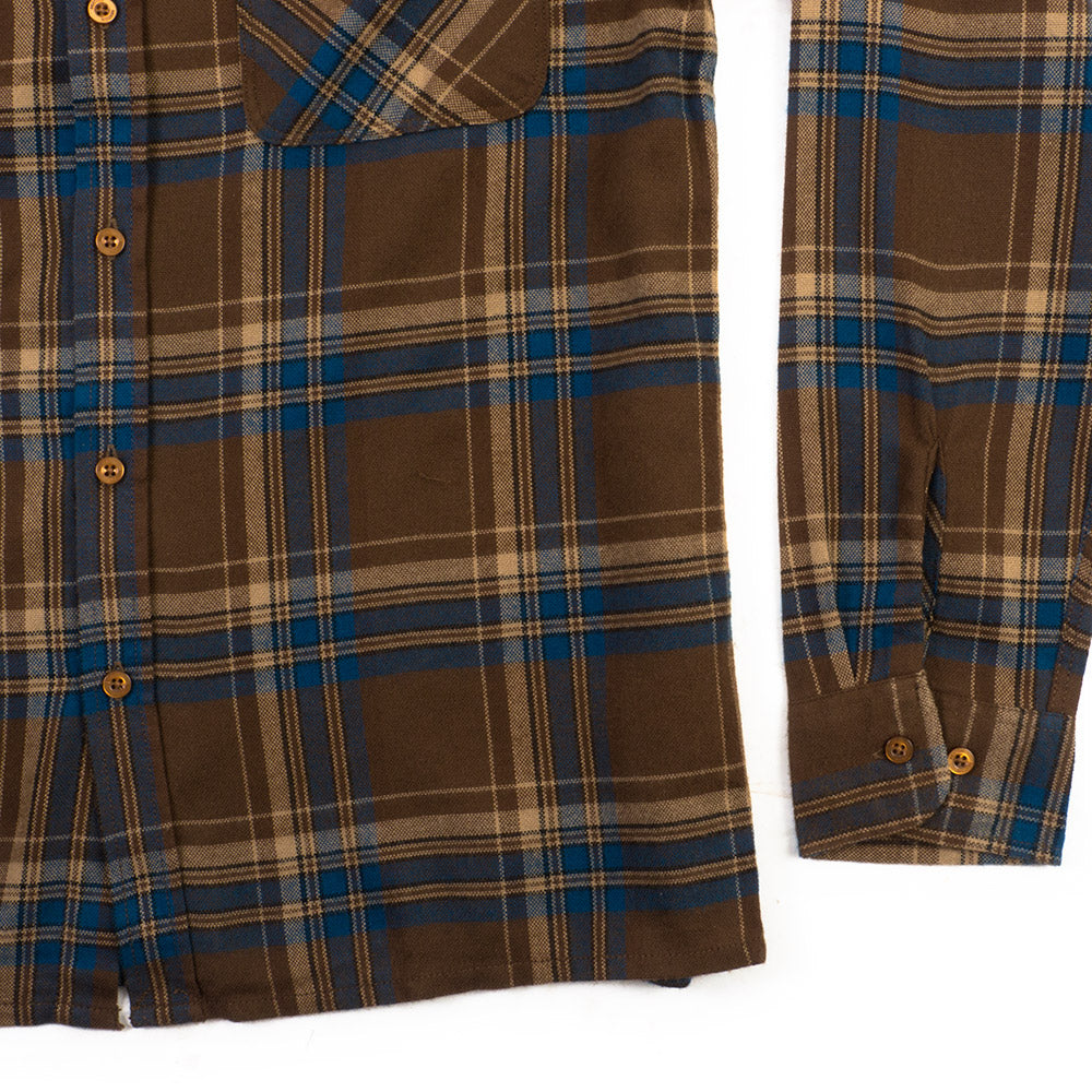 Brixton Archie L/S Flannel — available at Norwood