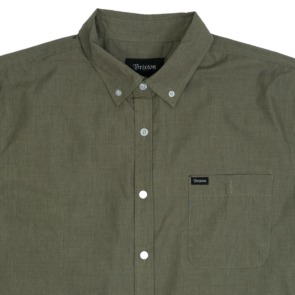 Brixton Central s/s woven shirt — available at Norwood