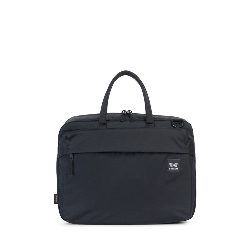 Herschel Britannia Trail messenger bag - black/black — available at Norwood