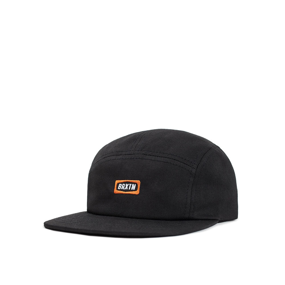 Brixton Rockford five panel hat - black — available at Norwood