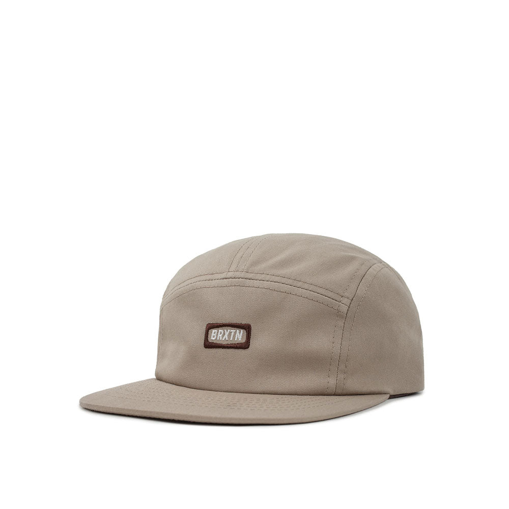 Brixton Rockford five panel hat - khaki — available at Norwood