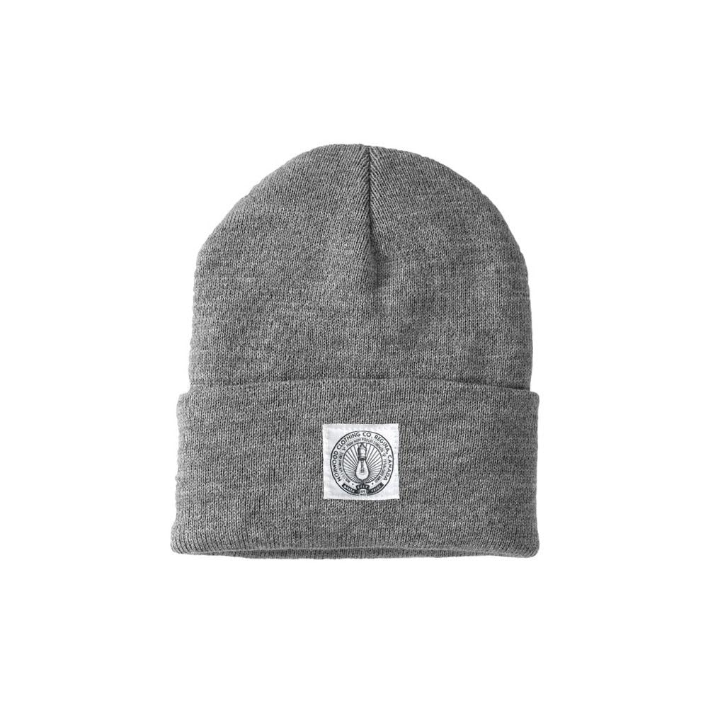 Norwood Light Bulb premium toque, light grey — available at Norwood