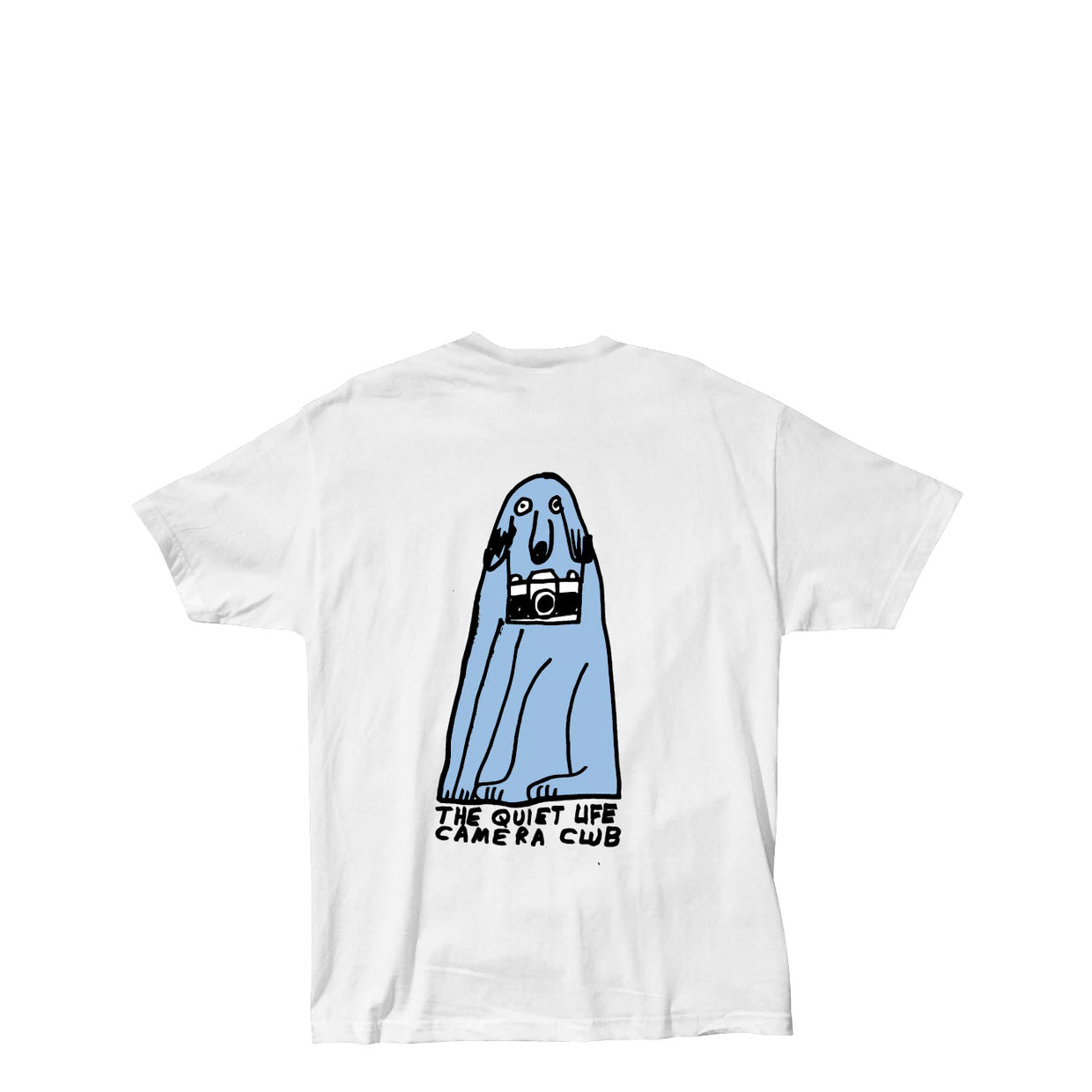 The Quiet Life Camera Dog tee — available at Norwood