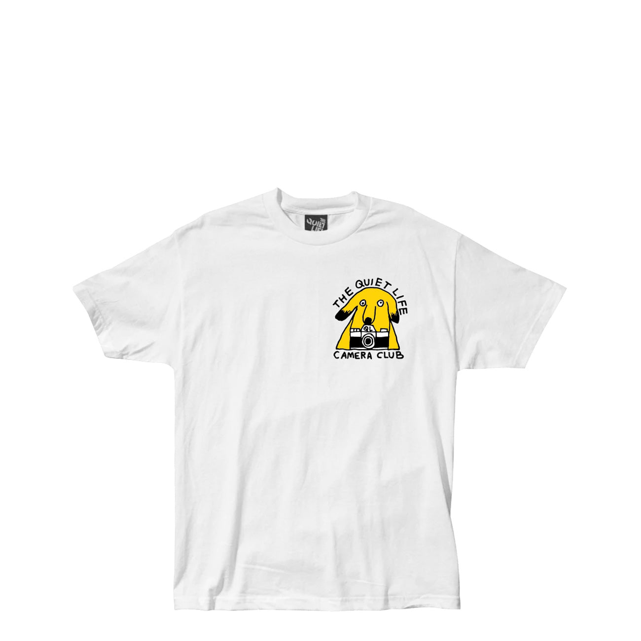 The Quiet Life Camera Dog tee — available at Norwood