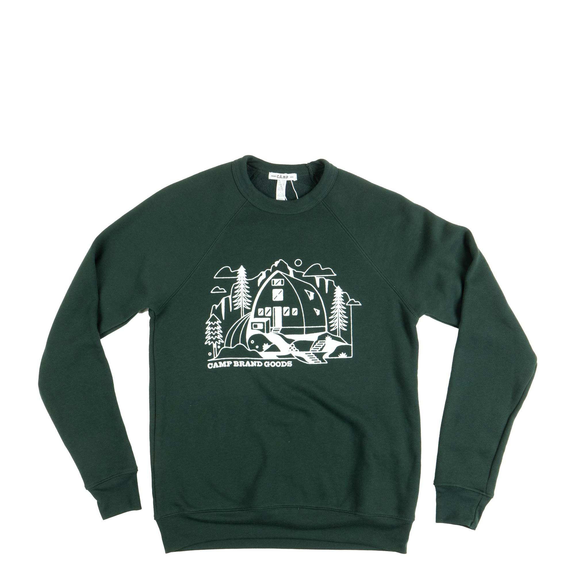 Camp Brand Goods Kain Cabin crewneck sweatshirt — available at Norwood