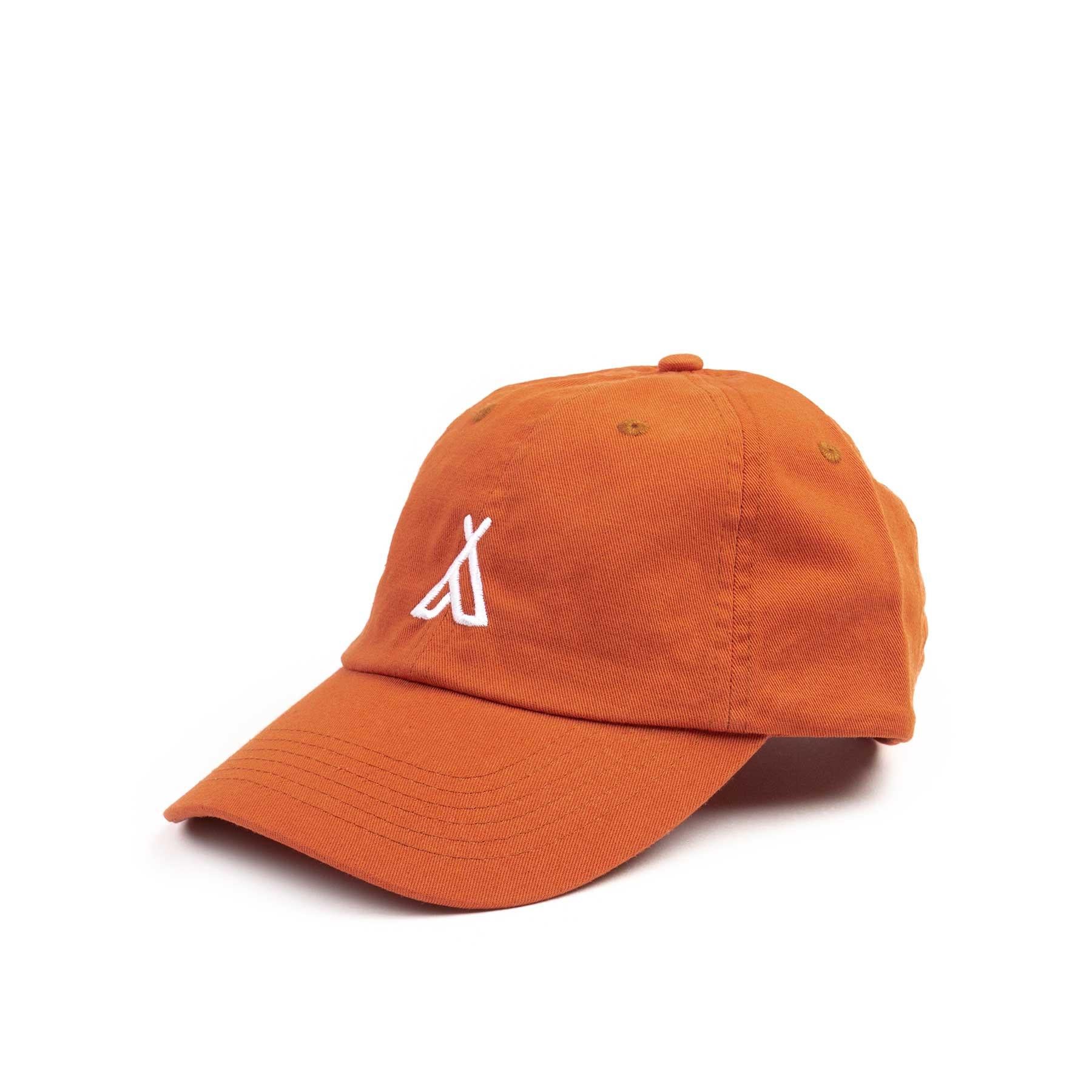 Camp Campers dad hat, orange — available at Norwood