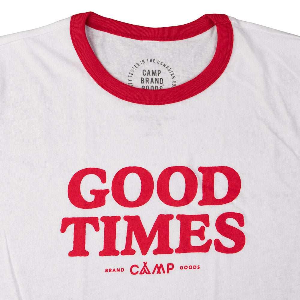 Camp Good Times Ringer T-Shirt — available at Norwood