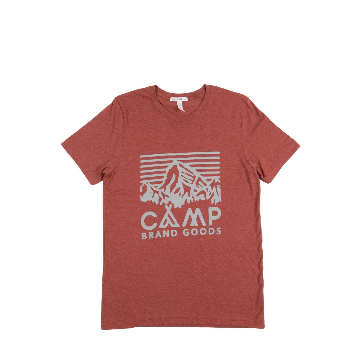 Camp Brand Goods Heritage Logo TShirt Clay Heather CBG02HLHC Norwood