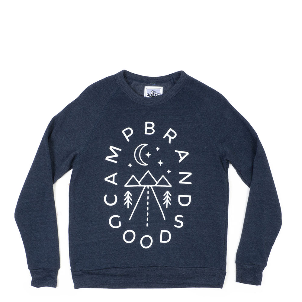 Camp Brand Night Sky Crewneck — available at Norwood