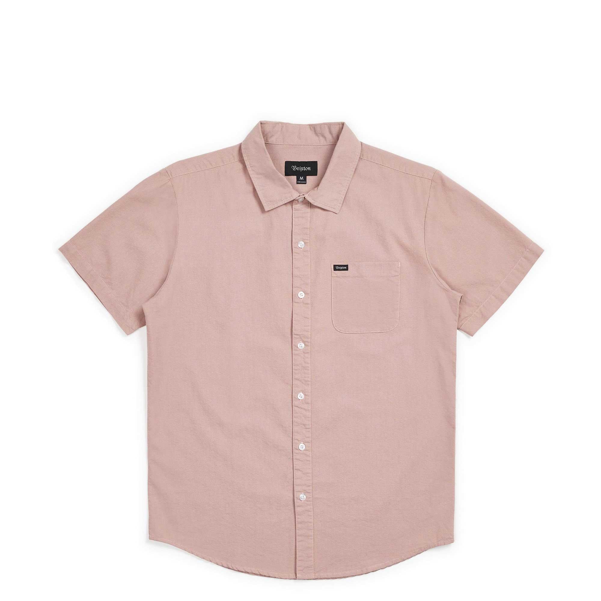 Brixton Charter Oxford s/s woven shirt — available at Norwood