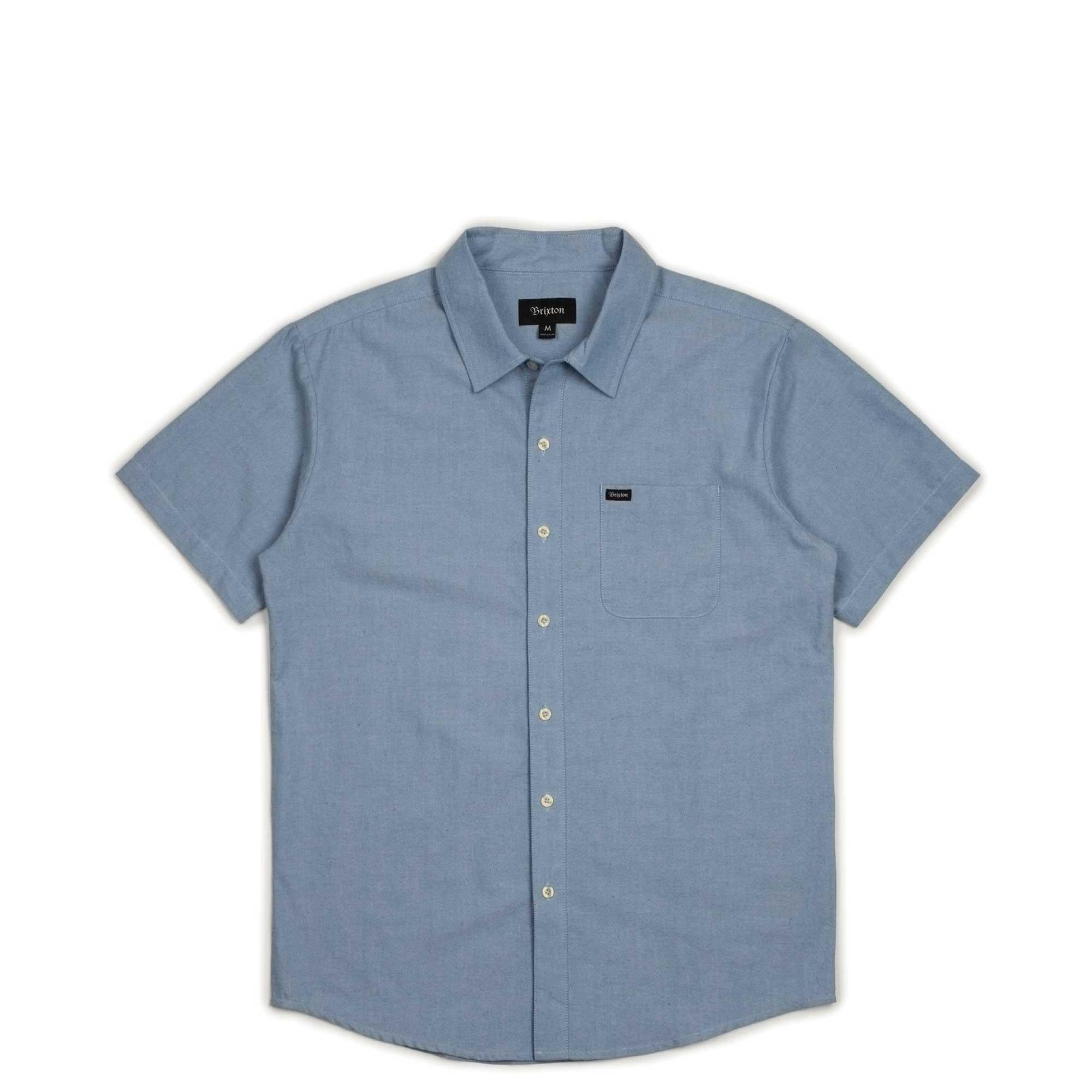 Brixton Charter Oxford s/s woven shirt — available at Norwood