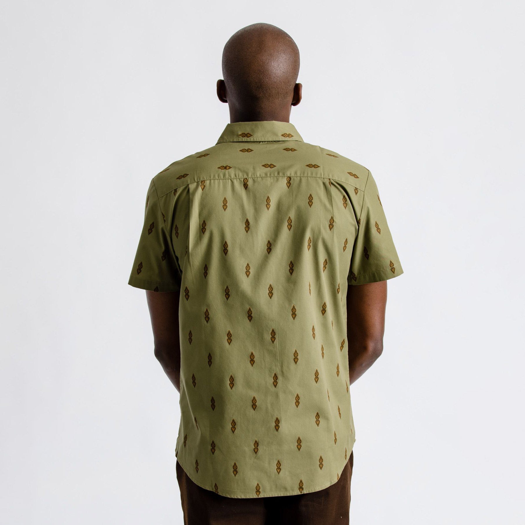 Brixton Charter Print s/s woven shirt — available at Norwood
