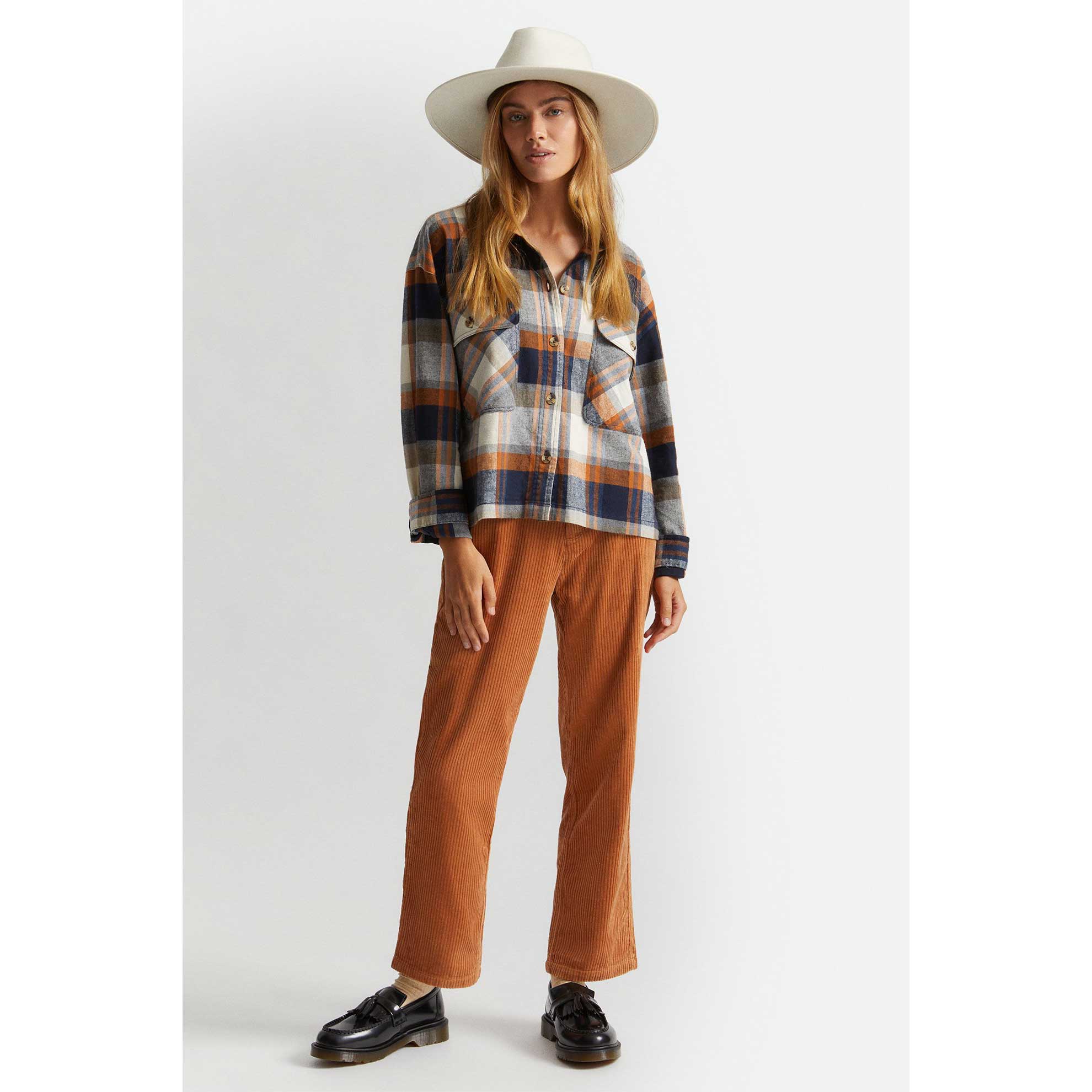 Brixton Womens Bowery L/S Flannel — available at Norwood