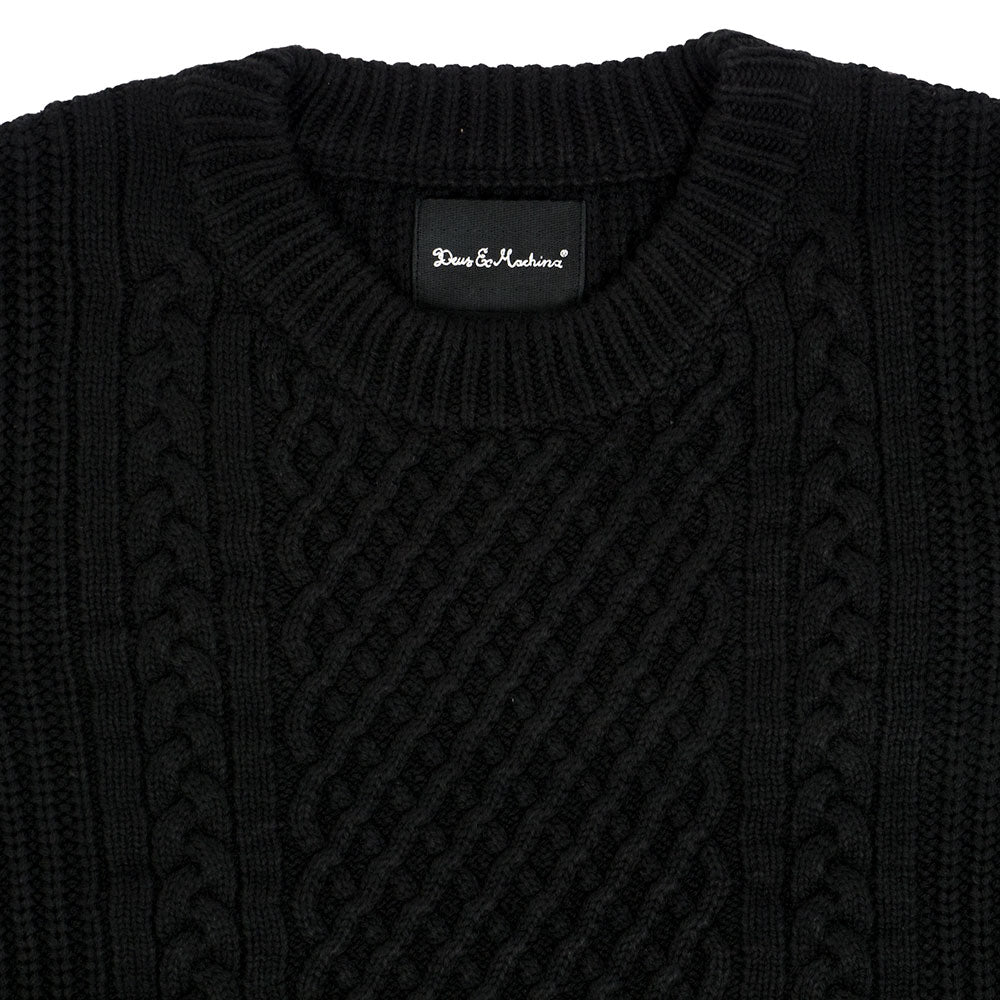 Deus Ex Machina Aran Chunky Crewneck — available at Norwood