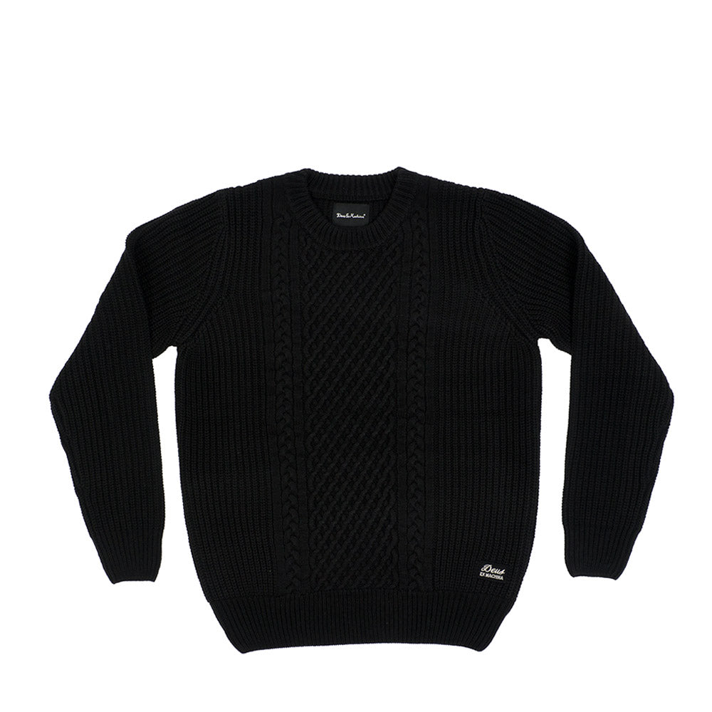 Deus Ex Machina Aran Chunky Crewneck — available at Norwood