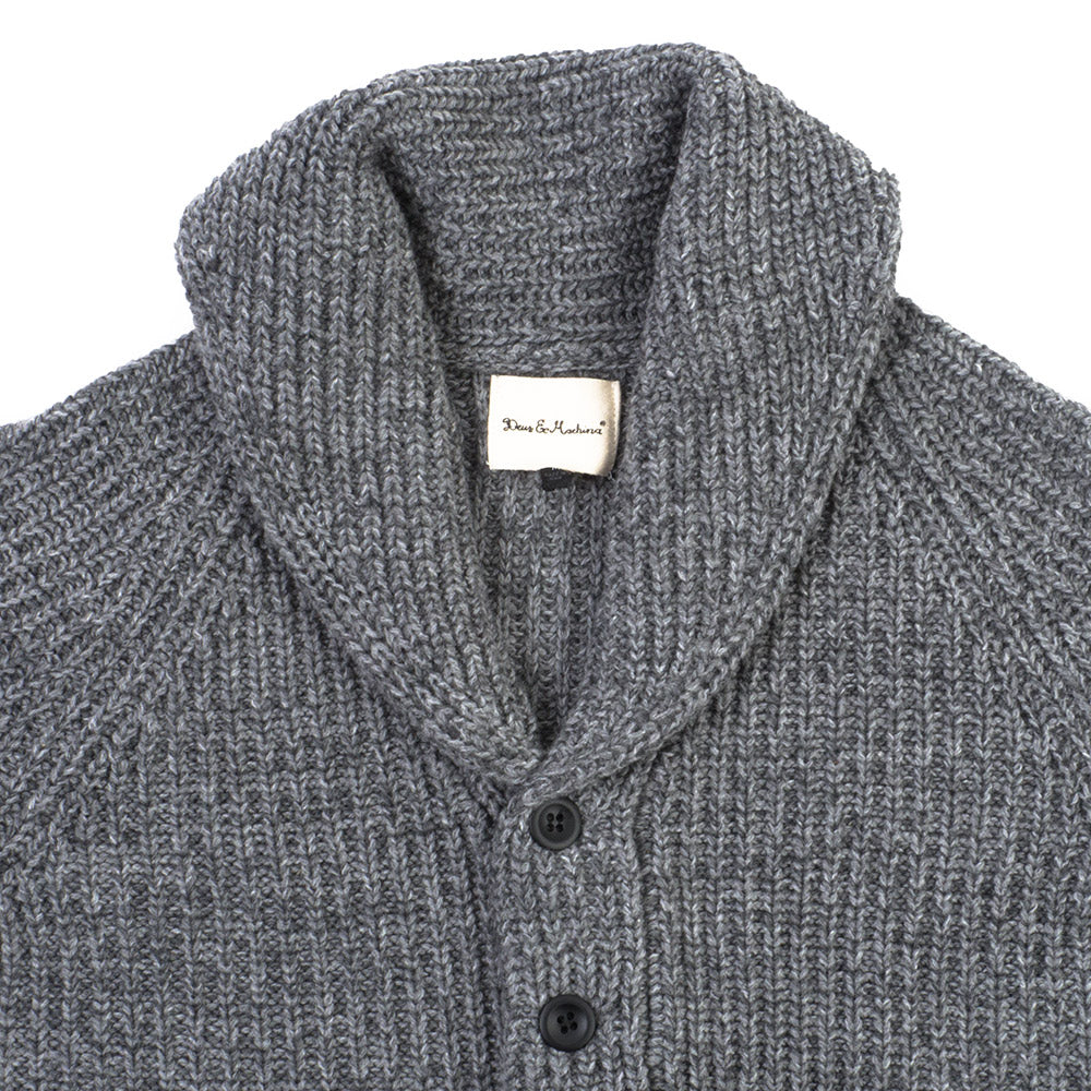 Deus Ex Machina North Shawl Collar Cardigan — available at Norwood