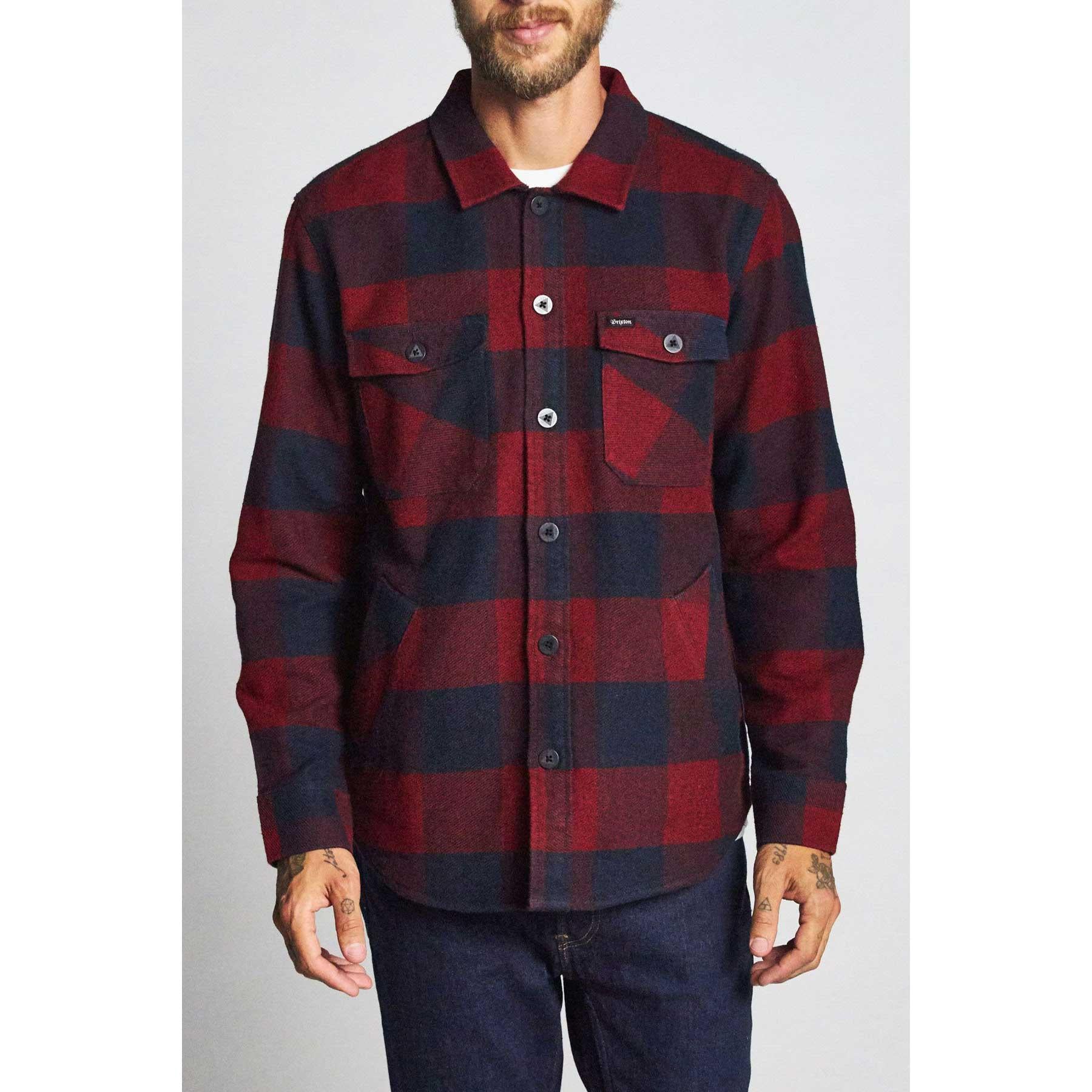 Brixton Durham L/S flannel — available at Norwood