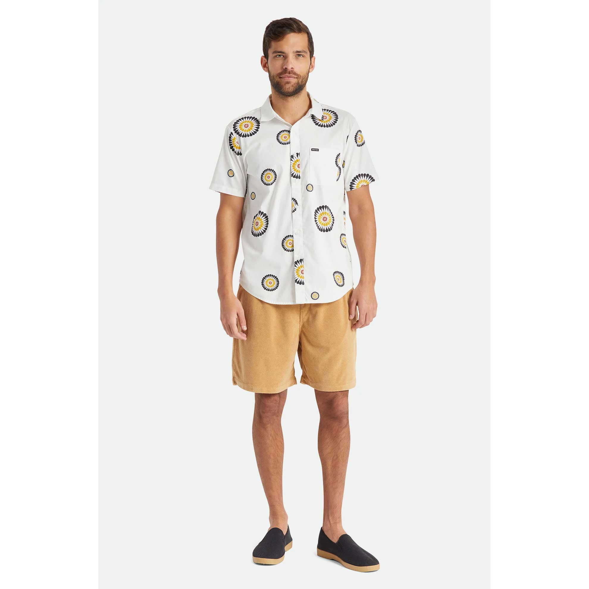 Brixton Charter Print S/S Woven Shirt — available at Norwood