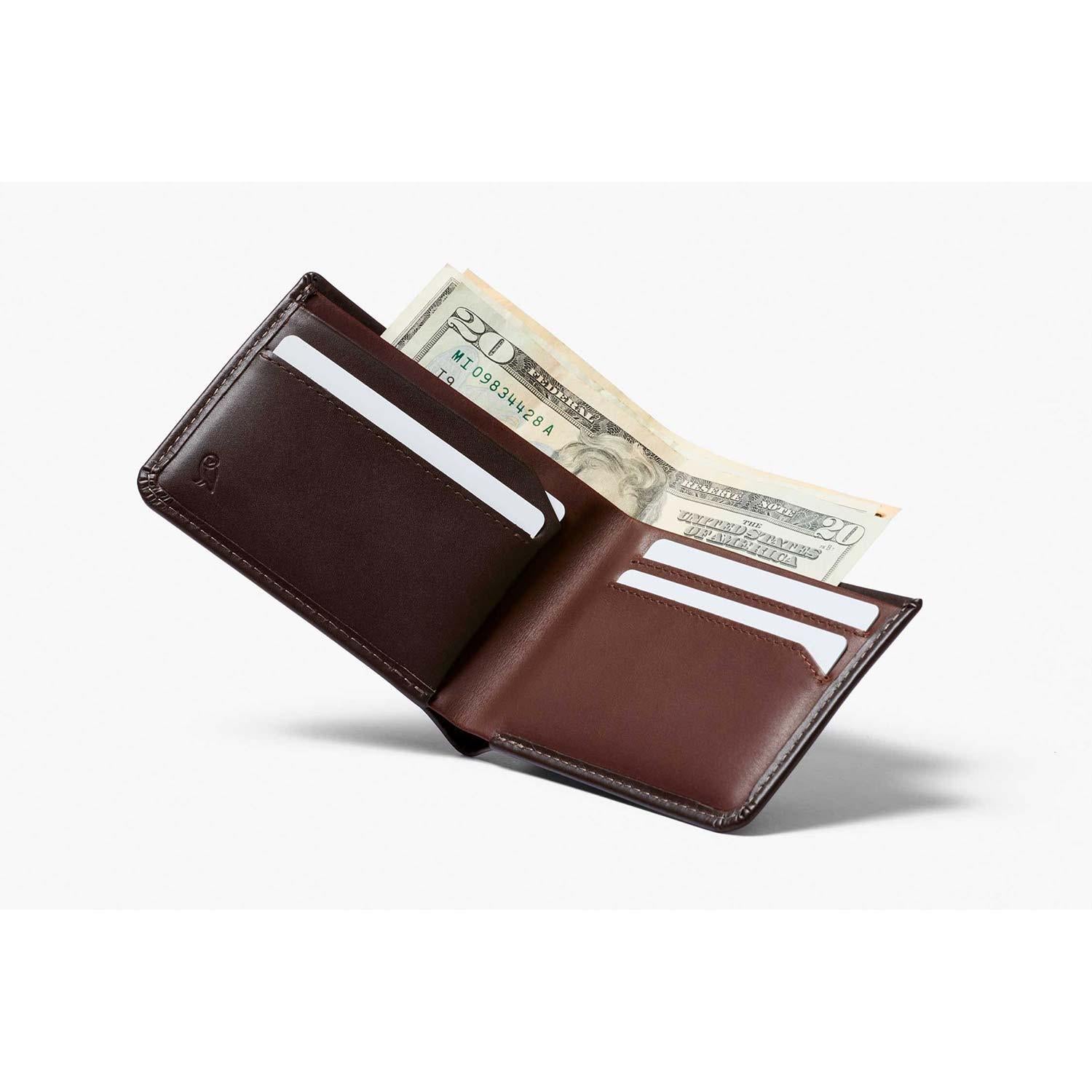 Bellroy The Low wallet, java — available at Norwood