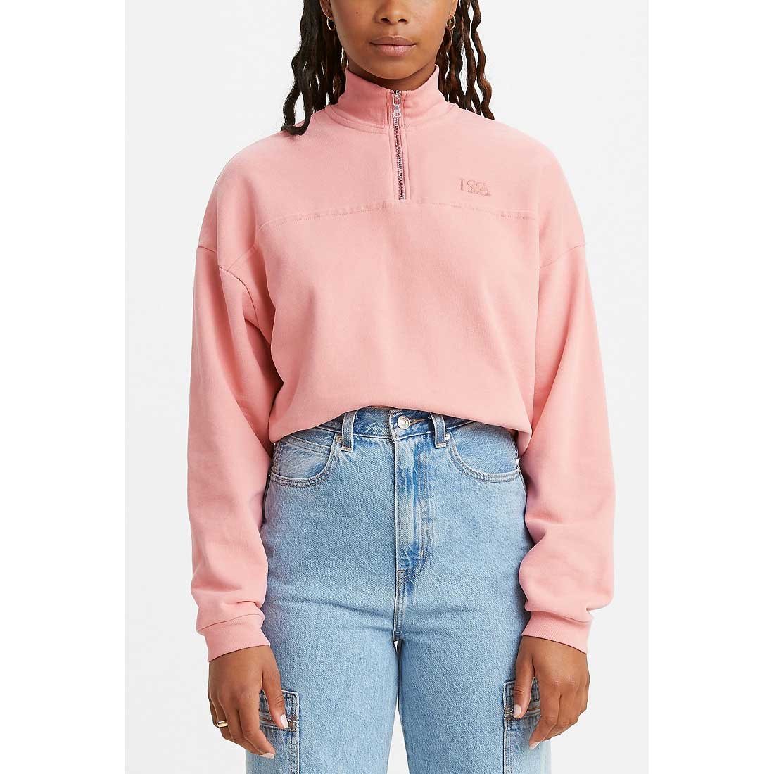 Levi's Womens Pom Quarter Zip — available at Norwood