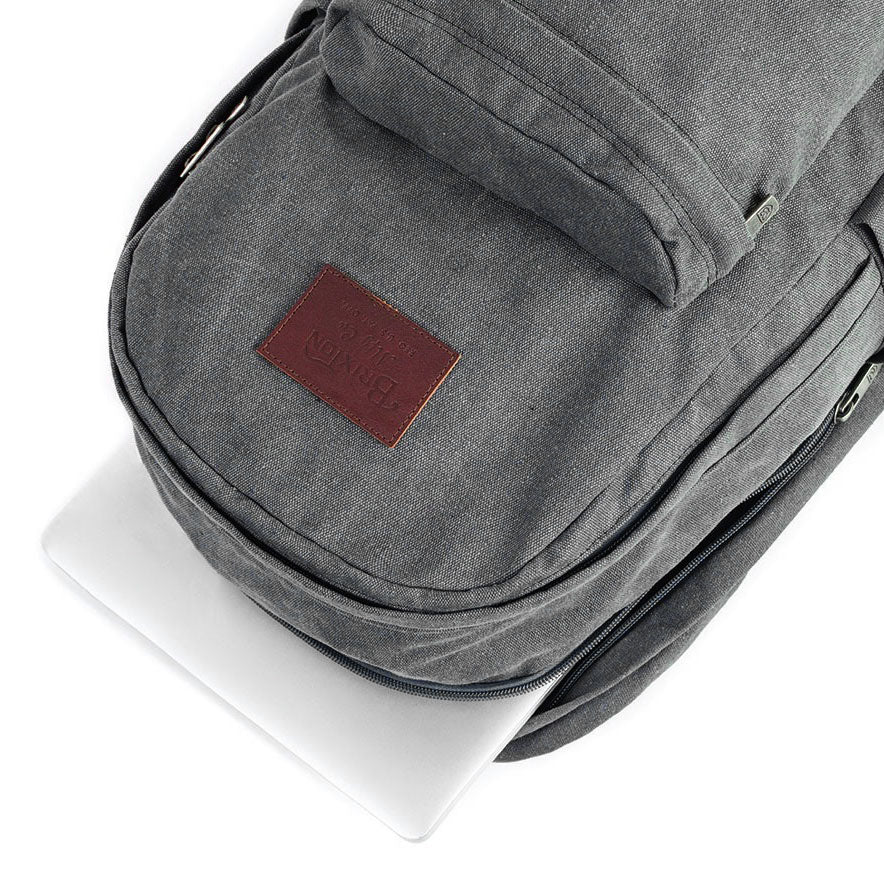 Brixton Basin Backpack, Grey — available at Norwood
