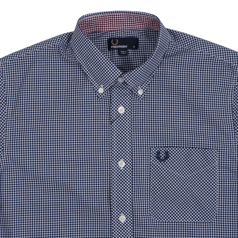 Fred Perry Classic Gingham Shirt — available at Norwood