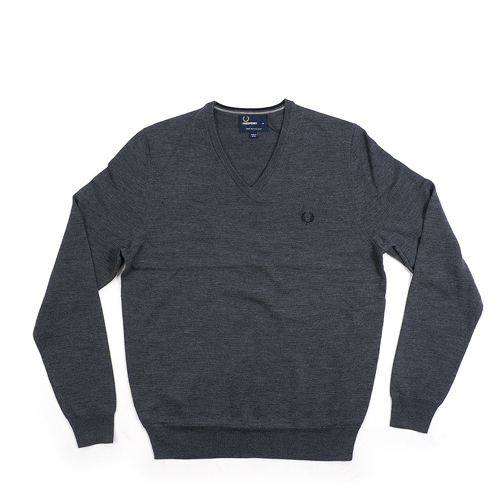 Fred Perry Classic Tipped V-Neck Sweater — available at Norwood