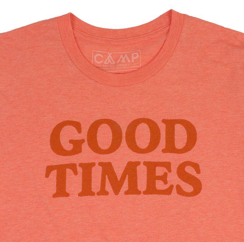 Camp Brand Goods Good Times tee — available at Norwood