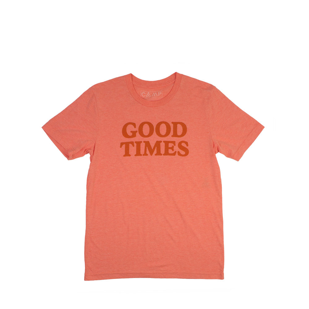 Camp Brand Goods Good Times tee — available at Norwood