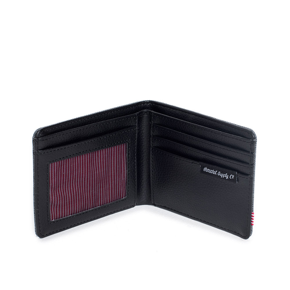 Herschel Hank Wallet, crosshatch charcoal — available at Norwood