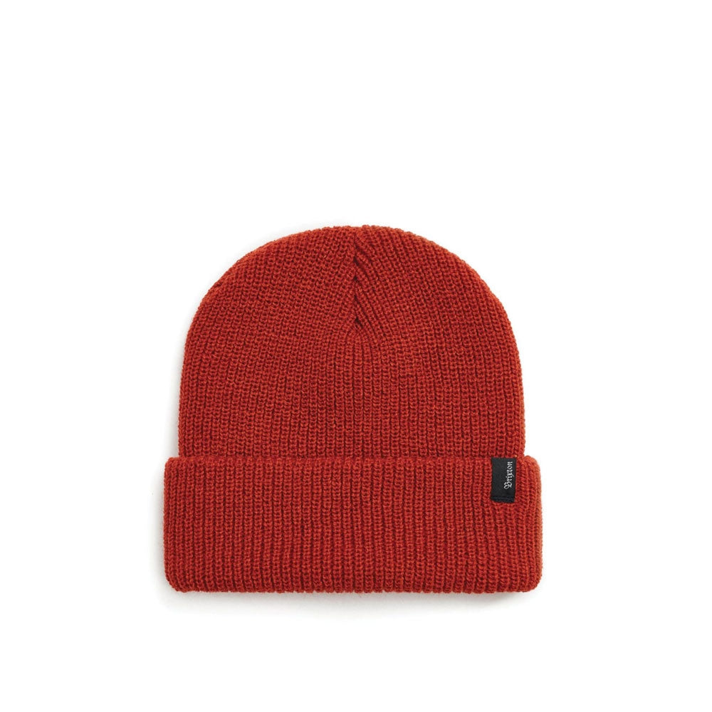 Brixton Heist Beanie - Red/Orange — available at Norwood