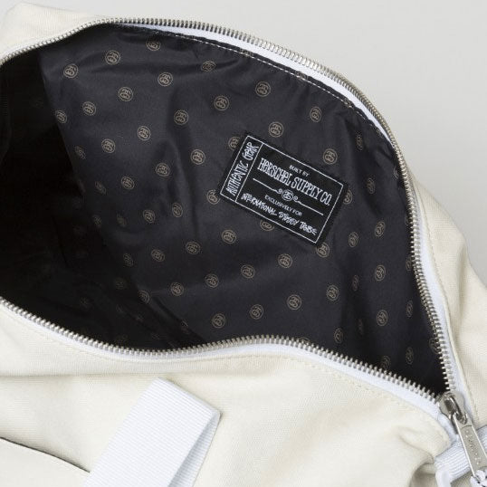 Stussy x Herschel Supply heavy canvas duffle — available at Norwood