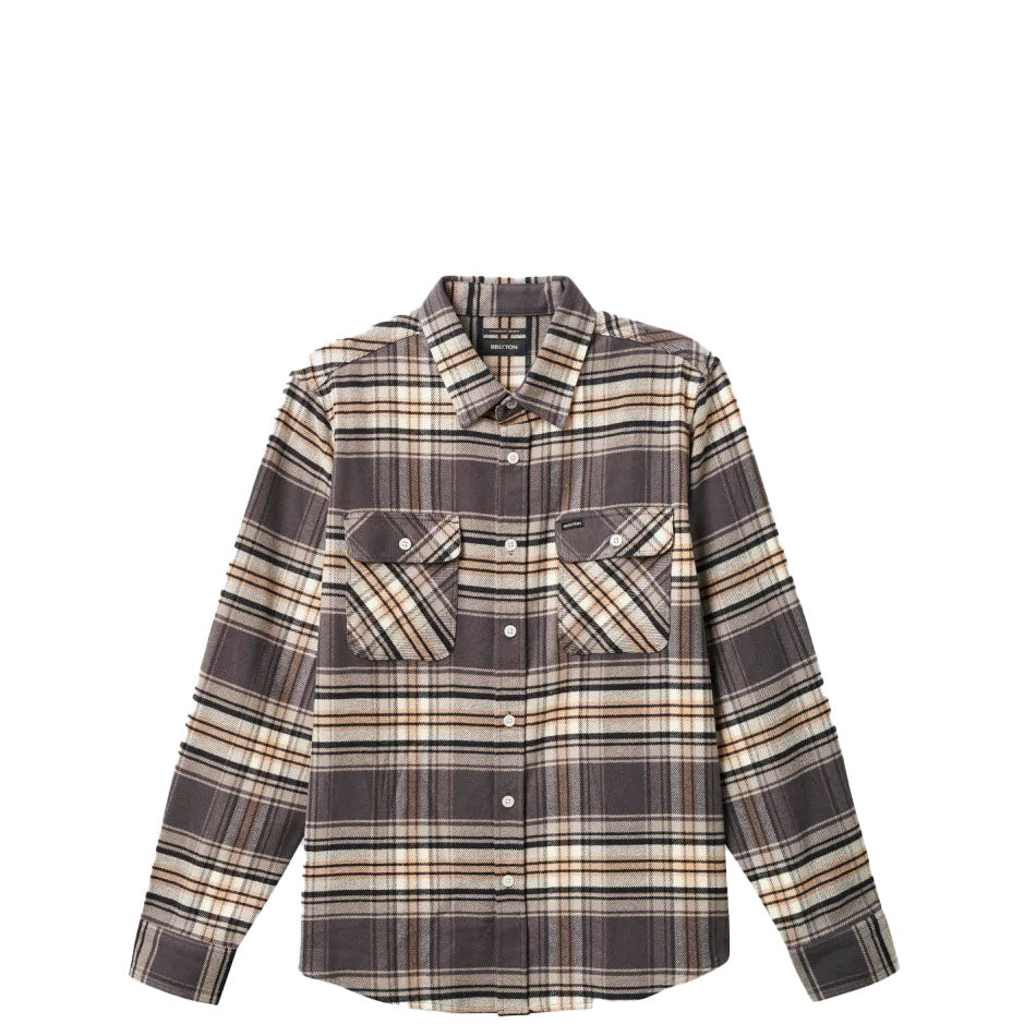 Brixton Bowery Stretch L/S X Flannel — available at Norwood