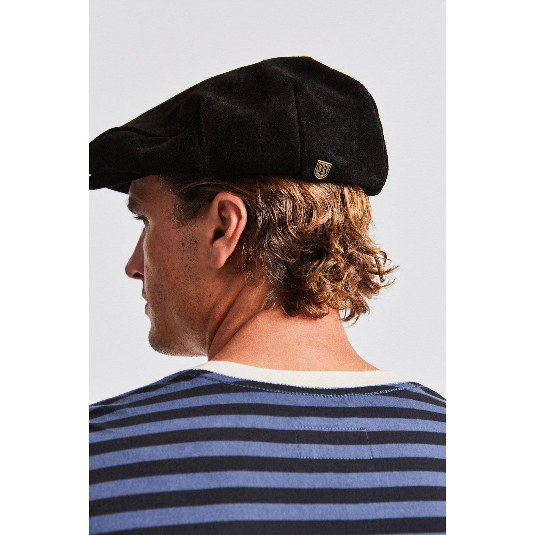 Brixton Hooligan Snap Cap 100% leather — available at Norwood