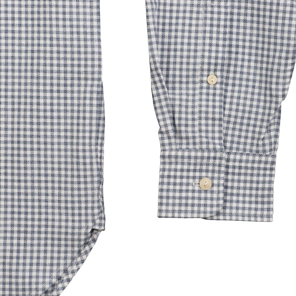The Hill-side Long Sleeve Standard Shirt, Selvedge Covert Gingham — available at Norwood