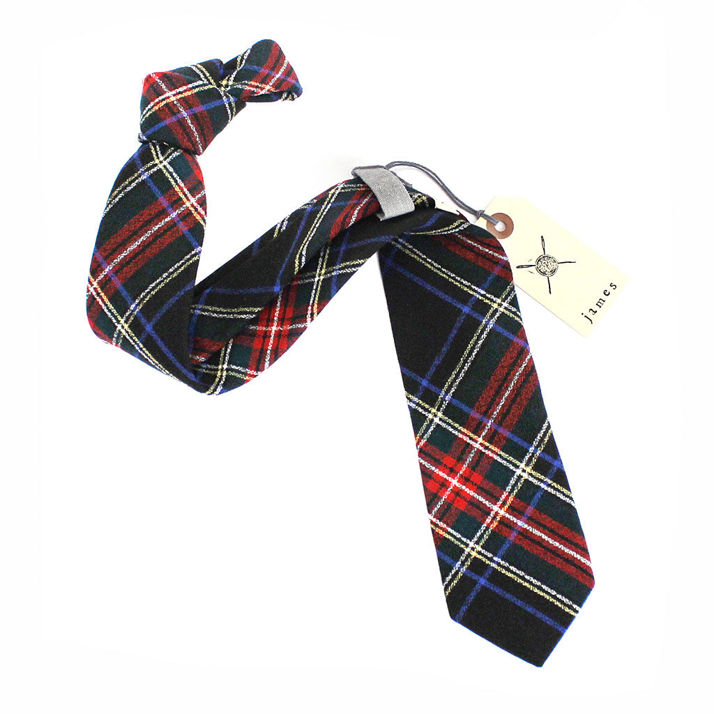 Cursor & Thread James plaid neck tie — available at Norwood