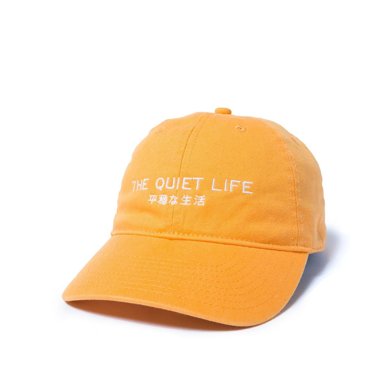 Quiet Life Japan dad hat, gold — available at Norwood